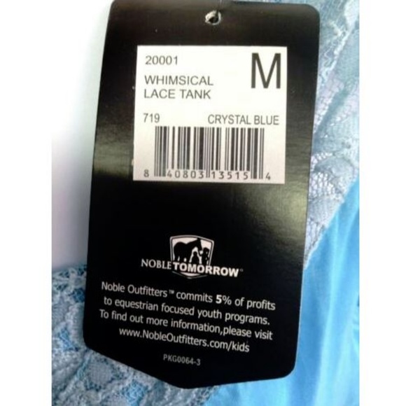 Noble Outfitters Tank Cami Blue Square Neck M - Picture 5 of 8